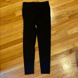 Fabletics Ribbed Legging with Lace Up back Detail